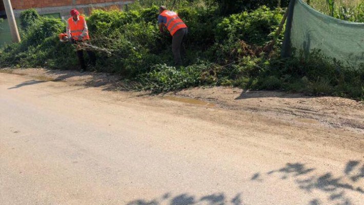 Fillon pastrimi në të gjithë rrugët e komunës së Sarajit